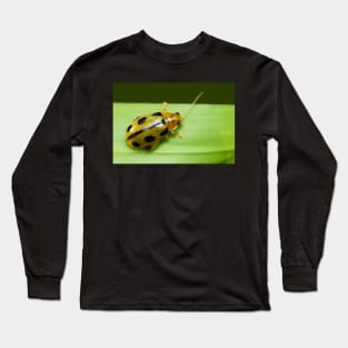 Unique and organic photo of a Yellow flea beetle Long Sleeve T-Shirt